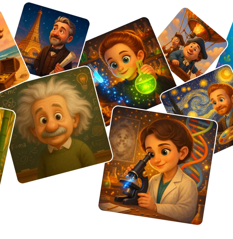 Stories inspired by historical figures inside Telmi